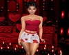 Love Tuell Heart Skirt