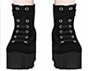 dark gray gothic boots