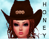 *h* Cowgirl Hat Brown