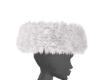 AA! White Fur Head Wrap