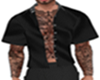 Lv Black Open Shirt/Tats