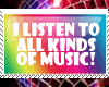 Listen to all kind music