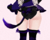 Dark Purple Cow Tail S ~
