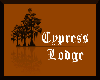 Cypress Lodge Sign