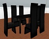 Dining Set (black seat)