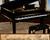 I~Blk&Brass Grand Piano