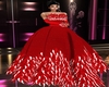 Red Feathers Gown