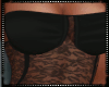 Black Satin & Lace Dress