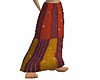 AfricanCloth1 Long Skirt