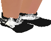 Black ruffle socks