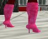 bright pnk boots