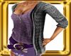 FALL SWEATER SET LAV/GRY