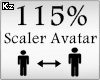 Scaler Avatar 115%