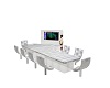 White conference Table 