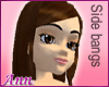 Side bangs BRUNETTE