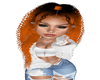 Orange & Black Hair