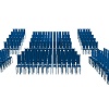 Blue Stadium Chairs
