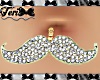 Mustache Belly Ring