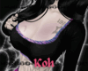 Koh! Purp Zebra Crop Top