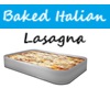 Baked Italian Lasagna