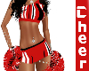 Red Striped Cheer Unifor