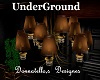 underground chandelier
