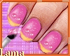 💋 Pink Penguin Nails