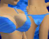 [GV] Blue model bikini