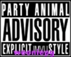 Party Animal -stkr