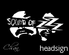 animated ZZZ headsign