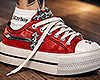 Sneakers Leather Red
