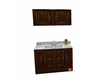 Brown kitchen sink