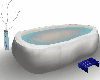 Modern Blue Bathtub