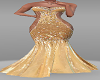 Fishtail Gold Dress