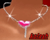 K*necklaces I heart pink
