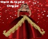*S* Red & Gold Dress