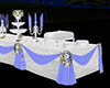 Blue Lace Buffet Table
