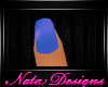 dark blue nails