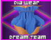 (D) XXL SALSA DRESS BLUE
