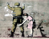 ♔ Banksy Soldier Post