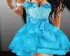 Blue magic dress vestido