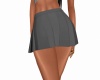 Gray Pleated Skirt