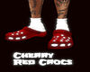 Cherry Red Crocs
