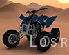 L. Blue ATV Quad