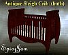 Antique Sleigh Crib