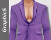 Purple Open Suit