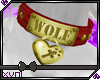 !X~ Wolf's Collar - Red