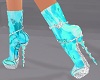 Blue Butterfly Boots 2