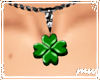 !Necklace 4-leaf clover