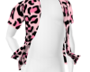 Pink Leopard Open Shirt